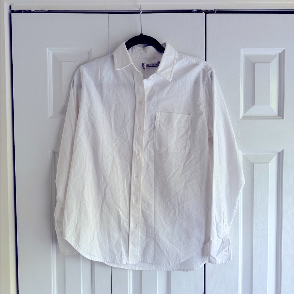 Everlane White Relaxed Oxford Shirt